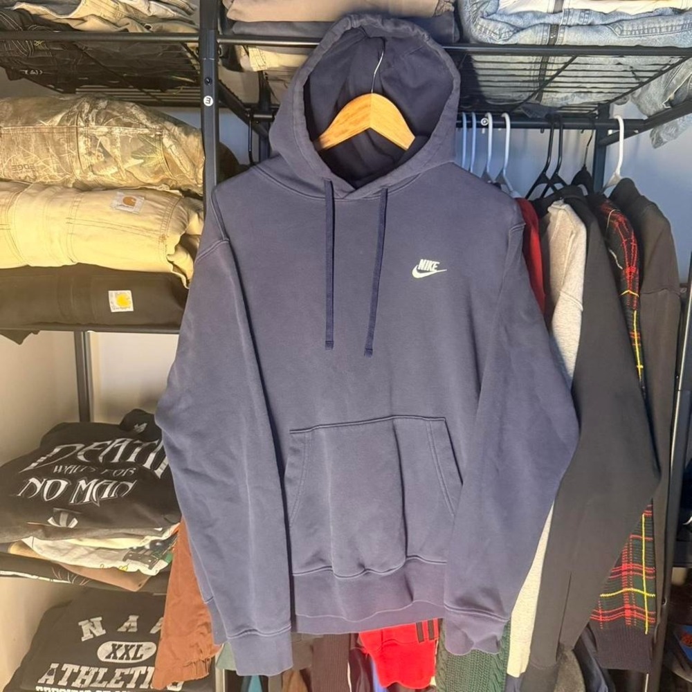 Vintage Nike Mini Swoosh Hoodie Boxy Fit